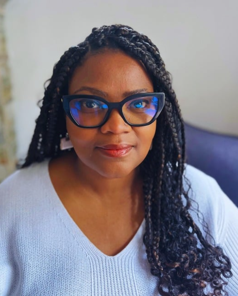 Portrait of Keitu Gwangwa, founder of Sacred Operations